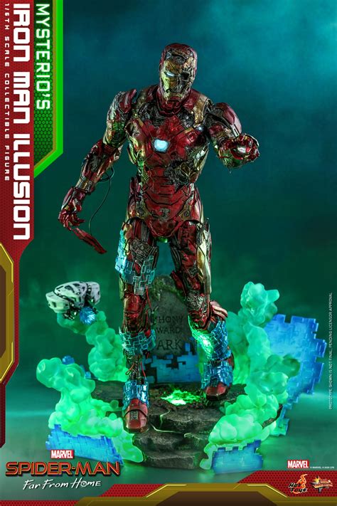 Hot Toys MMS Spider Man Far From Home Mysterios Iron Man Illusion Hot Toys Complete