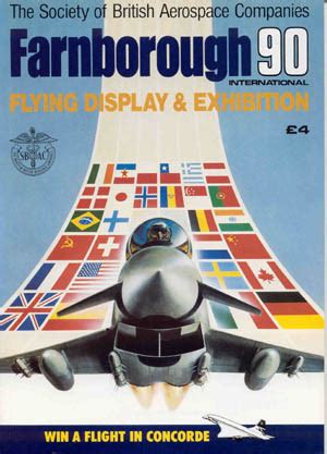 Farnborough International Airshow Programmes 1988 - 2004 UK