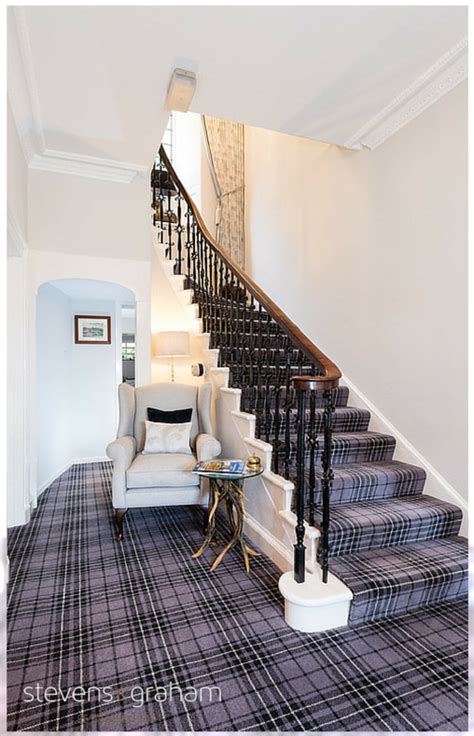 Heather Grey Tartan Carpet Stevens And Graham