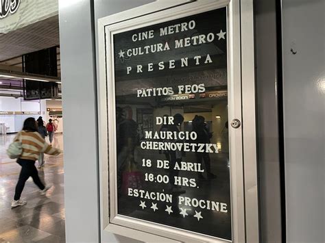 MetroCDMX on Twitter Esta tarde procine oficial proyectó en el Cine