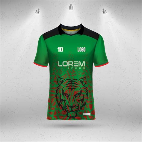 Premium Vector Soccer Jersey Design For Sublimation Sport T Shirt