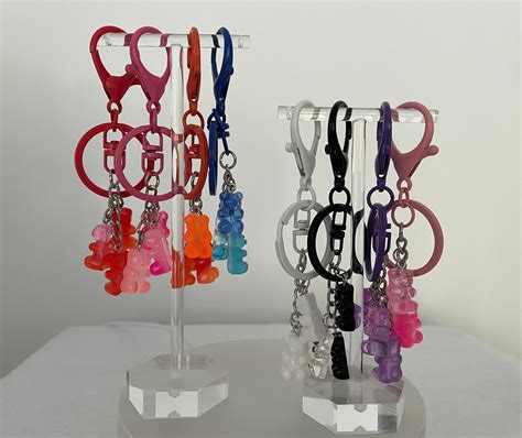 Cute Keychains Gummy Bear Keychains Keychains Charms Clip