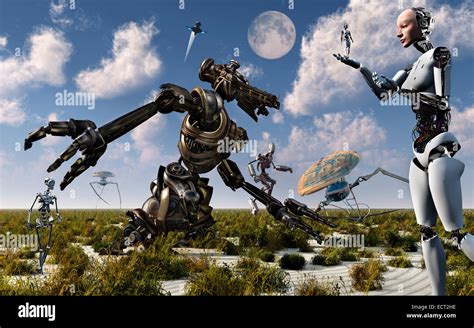 Robots Hi Res Stock Photography And Images Alamy