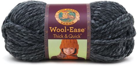 Lion Brand Yarn Company Piece Wool Ease Thick And Quick Granite