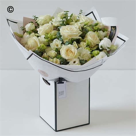 Luxury White Flower Bouquet Studio Flowers Atherton