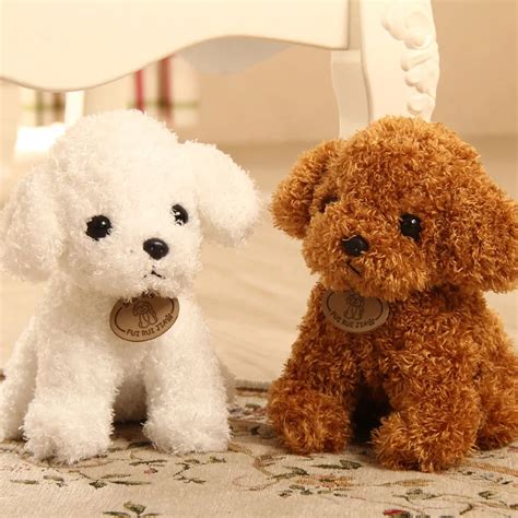 20cm High Quality Plush Poodle Toy Simulation Teddy Dog Plush Toy Puppy ...