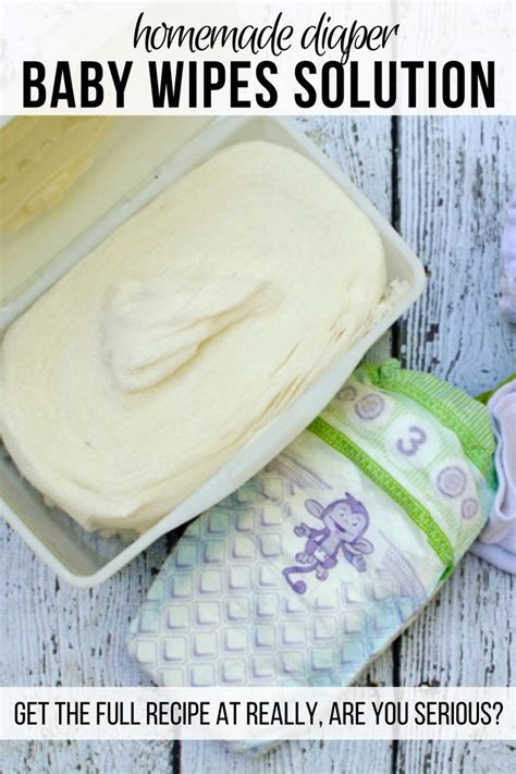 How To Make A Homemade Baby Wipes Solution For Cloth Disposable Wipes