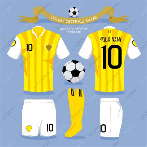 Plantilla De Uniforme De F Tbol Para Tu Club De F Tbol Png Dibujos