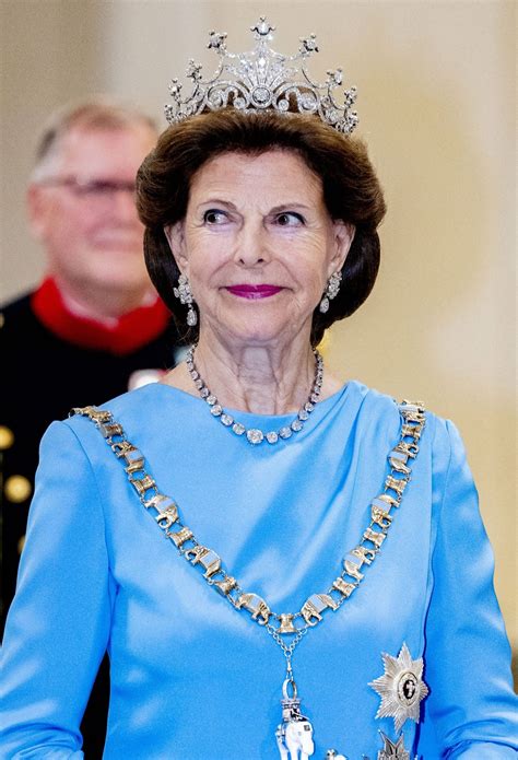 The King And Queen Of Sweden Attend Banquet Celebrating Queen Margrethe