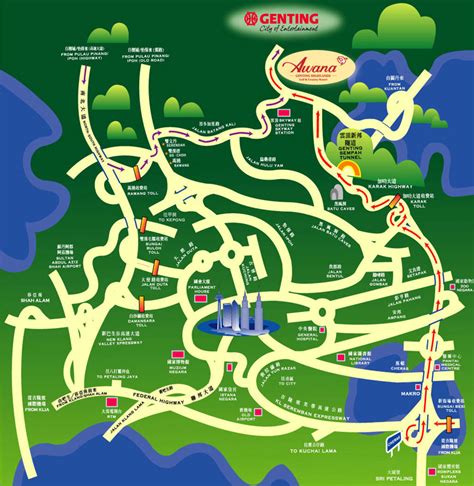 Genting Theme Park Map