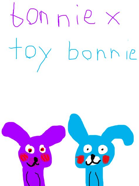 Bonnie X toy Bonnie (girl version) by BonnieTheBunny64 on DeviantArt