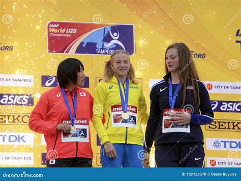 Alina Shukh Ukraine Win Javelin Throw Final in the IAAF World U20 ...