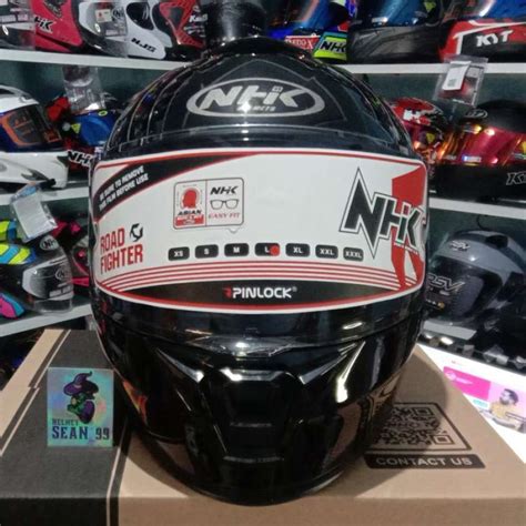 Jual Helm Nhk Mark 1 Single Visor Solid All Warna Full Face Original