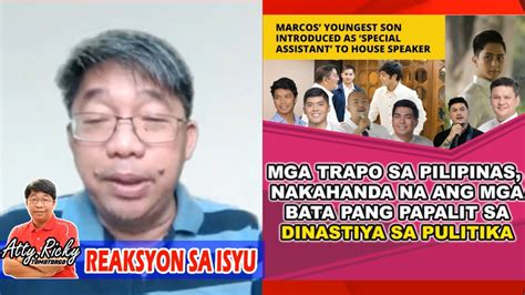 Mga Trapo Sa Pilipinas Nakahanda Na Ang Mga Bata Pang Papalit Sa