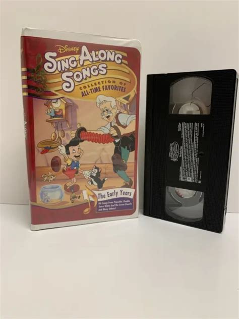 Disney Sing Along Songs The Early Years Vhs Pinocchio Movie