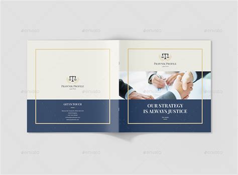 Prawnik Law Firm Company Profile Square Print Templates Graphicriver