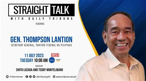 Gen Thompson Lantion Straight Talk YouTube