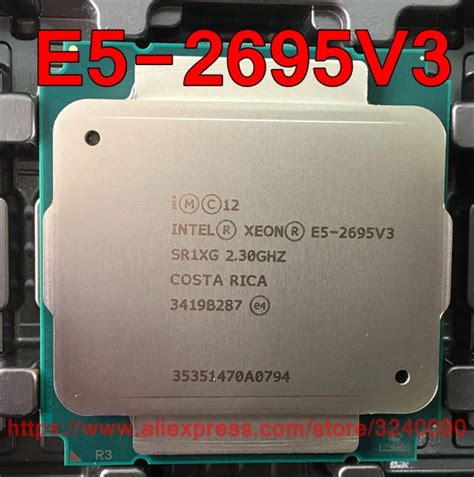 Intel Xeon Cpu E5-2695v3 Qs Version 2.3ghz 14-cores 35m 120w Lga2011-3 ...