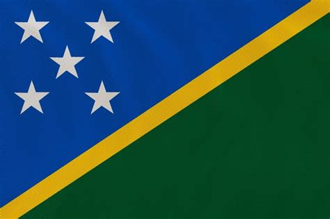 Premium Photo National Flag Of Solomon Islands Background With Flag