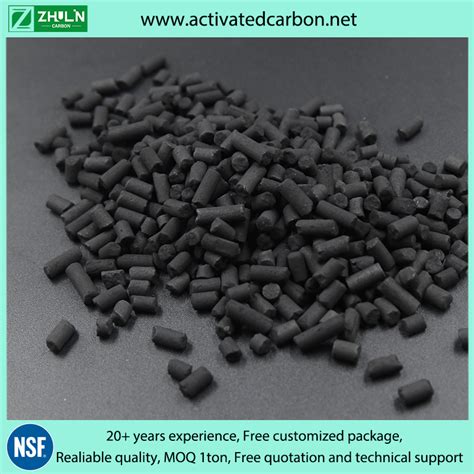 Coal Based Column Activated Carbon Pellet For Various Smelting Tail Gas