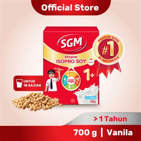 Jual Susu SGM Eksplor 1 ISOPROY SOY VANILA SOYA Ukuran 700 Gram Exp