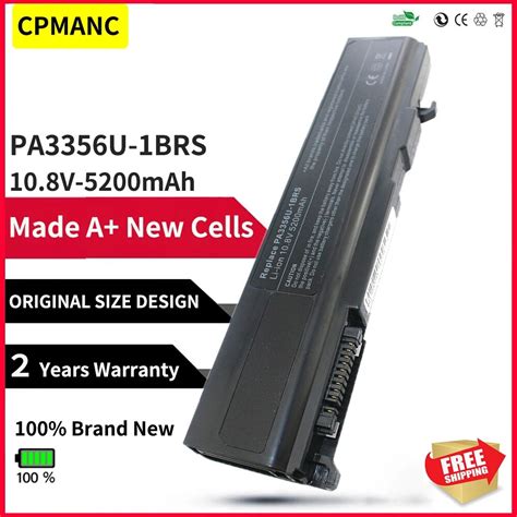 Cpmanc New Laptop Battery For Toshiba Tecra M A A A X A M