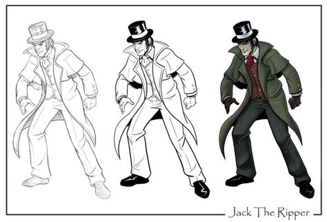 Jack The Ripper Pencil Ink Color By Matias19 On Deviantart