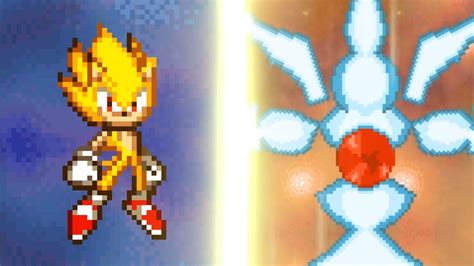 Super Sonic Vs Solaris Sprite Animation Youtube