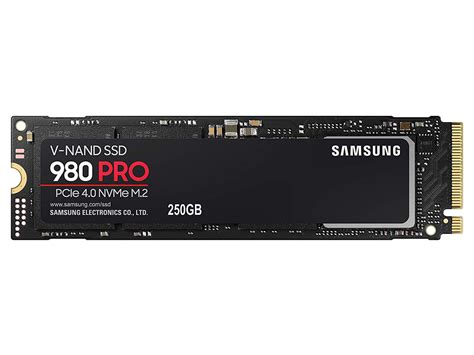 Ssd 250gb M2 80mm Pci E 40 X4 Nvme Mlc V Nand Samsung 980 Pro