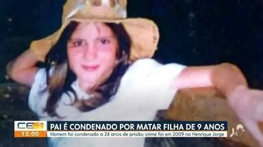 CETV 1ª Edição Fortaleza Pai é condenado por matar filha de 9 anos