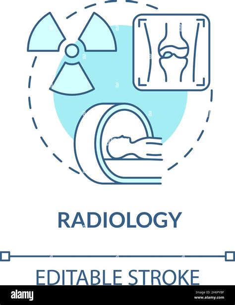 Radiology Blue Concept Icon Stock Vector Image And Art Alamy