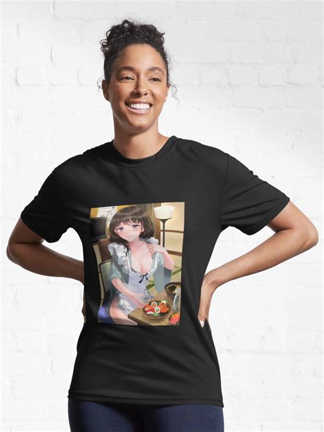 Camiseta Deportiva Anime Hentai Chica Anime Pegatina De Anime