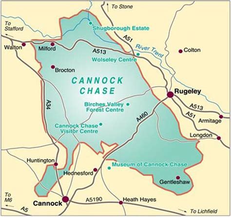 Harvey Superwalker - Cannock Chase Map