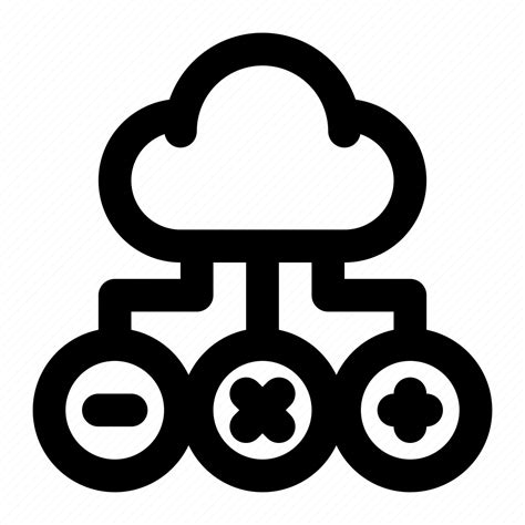 Cloud Based Accounting Computing Service Platform Icon Download