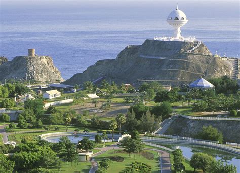 Al Riyam Park and the Famous Incense Burner Monument in Muscat, Oman