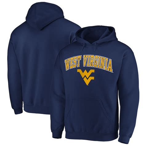 Fanatics Branded West Virginia Mountaineers Navy Campus Pullover Hoodie