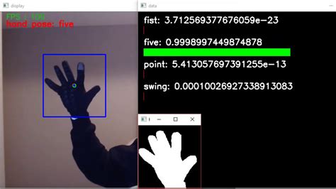 Hand Gesture Recognition With Python Opencv And Keras Youtube