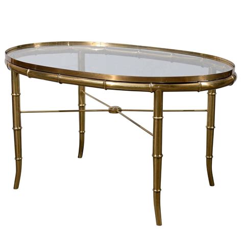 The Best Glass And Gold Oval Coffee Tables