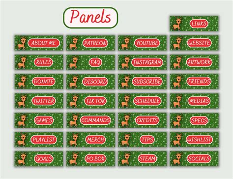 Christmas Twitch Overlay Stream Package Christmas Twitch Overlay