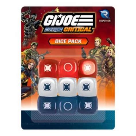 Renegade Game Studios REN02435 G I Joe Mission Critical Dice Pack