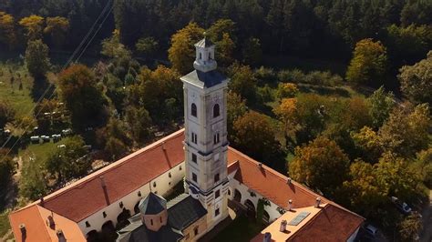 Mouvee Free Stock Footage Orthodox Monastery Aerial Velika Remeta