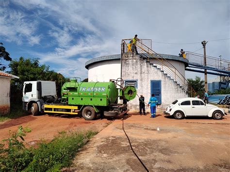 Limpeza do decantador da ETA Cassucci SAERP Superintendência