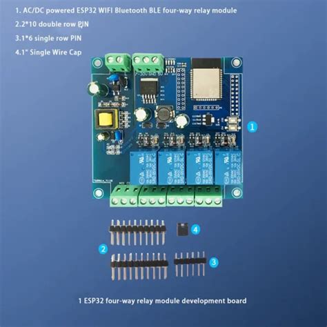 Module Relais Canaux Carte De D Veloppement Esp Ac V Dc