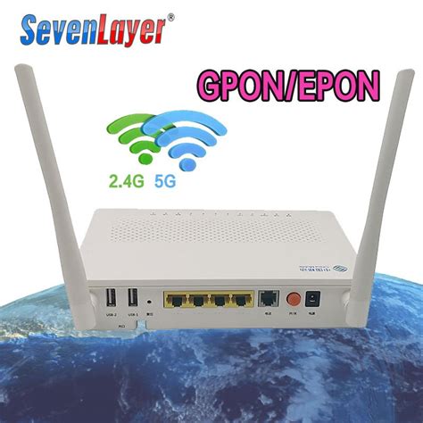 XPON ONU GE 2USB TEL HGU WIFI 2 4G 5G Secondhand Dual Band ONT Used