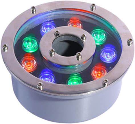 Amdhz Led Ring Fountain Light Colorful Color Changing Ip Waterproof