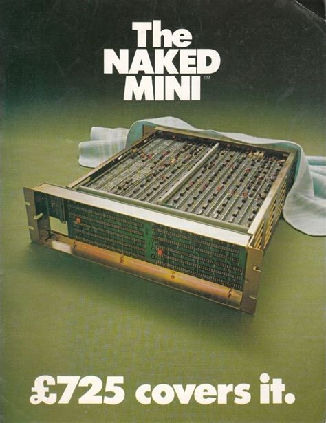 The Naked Mini Promotional Leaflet Promotional Item Computing History