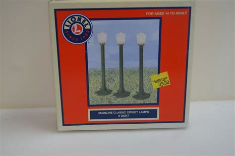 Lionel Mainline Classic Street Lamps Green 6 29247 For Sale