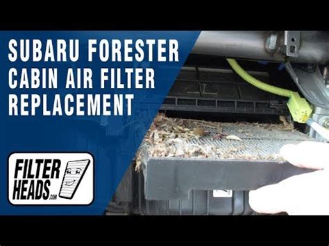 Sostituzione Del Filtro Dell Aria Dell Abitacolo Della Subaru Forester