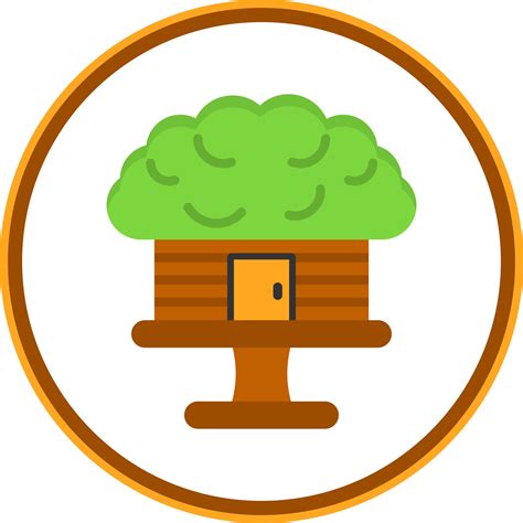 Tree House Vector Icon Design 15335478 Vector Art At Vecteezy