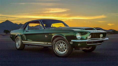 In Photos Super Rare 1968 Mustang Shelby Exp500 Green Hornet